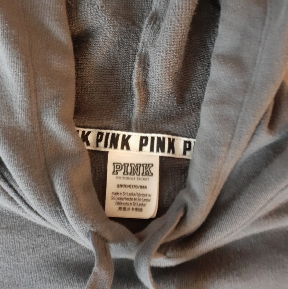 PINK cropped hoodie - Picture 5 of 5